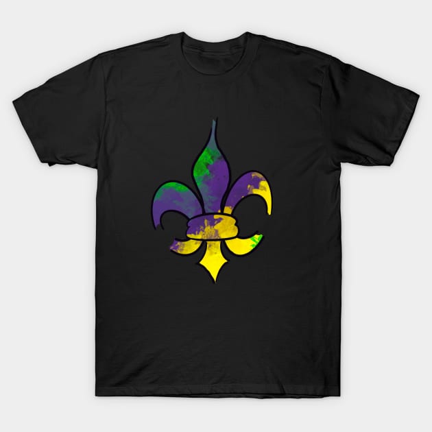 New Orleans Fleur de Lis T-Shirt by Stephanie Kennedy 